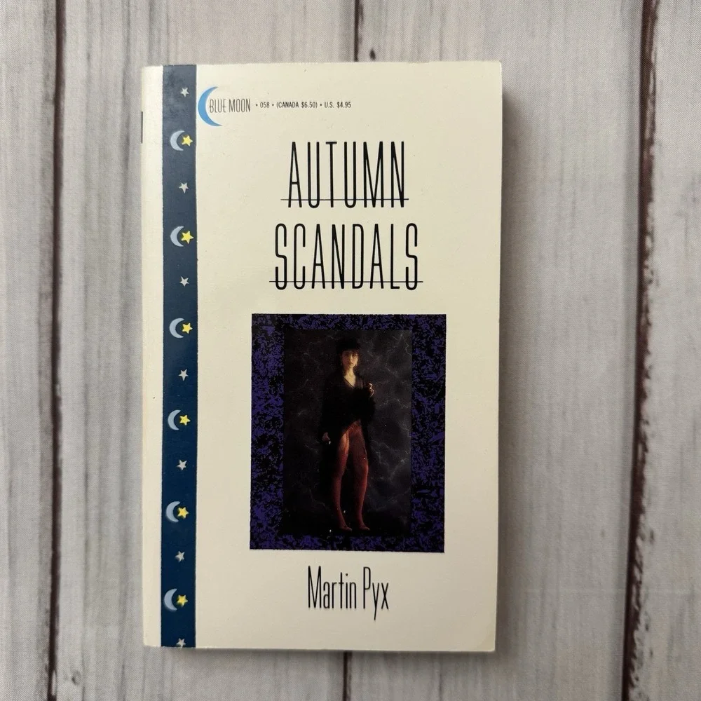 Autumn Scandals Martin Pyx Vintage Erotic Smut Pulp PB‎ Blue Moon 1989